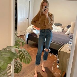 Ultra high rise jeans